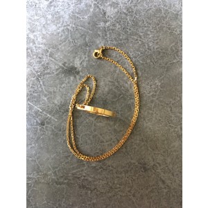 Cartier Yellow Gold & Diamond Circle of Love Necklace