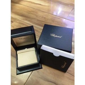 Chopard 18K White Gold Happy Diamond Ring Size 6.5