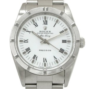 Rolex Air King 14010 Stainless Steel Automatic 34mm Mens Watch