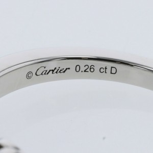CARTIER 950 Platinum Ballerina Solitaire Ring LXGBKT-1087