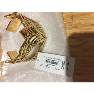 Kate Spade Gold Plated Mask Cuff Bracelet