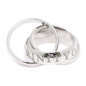 Cartier 18K White Gold Trinity Ring