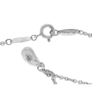 Tiffany & Co. 925 Sterling Silver Elsa Peretti 5 Teardrop Necklace 