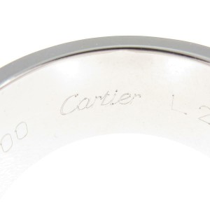 Cartier C2 18k White Gold Ring 
