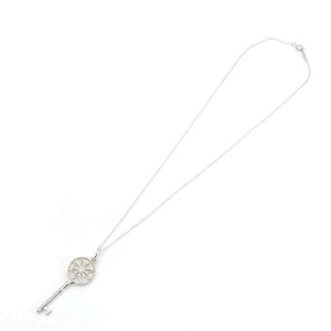 Tiffany & Co. silver 1P Diamond Daisy necklace