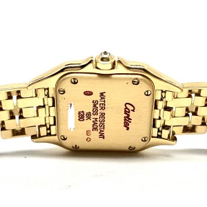 CARTIER PANTHERE 18K Yellow Gold ~0.4TCW DIAMOND Watch