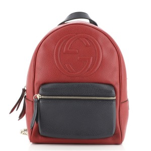 Gucci Soho Chain Backpack Leather