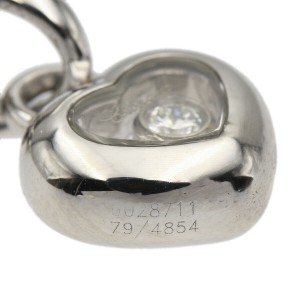 Chopard 18KWG Diamond Heart Pendant Necklace LXGCH-32