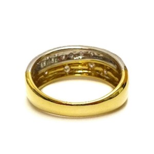 TASAKI 18k yellow gold/Platinum/diamond main Ring