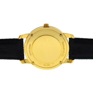 Unisex Tiffany & Co. Mark Round 18K Yellow Gold Date 37MM Quartz Watch
