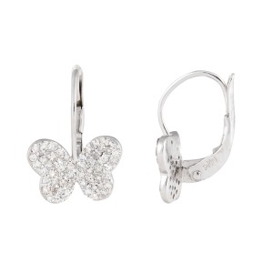 Jordan Scott Design Pave Butterfly Earrings