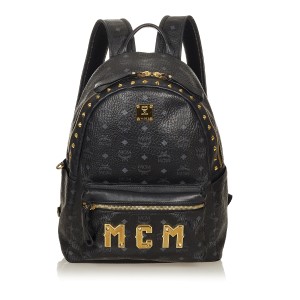 MCM Visetos Stark Leather Backpack