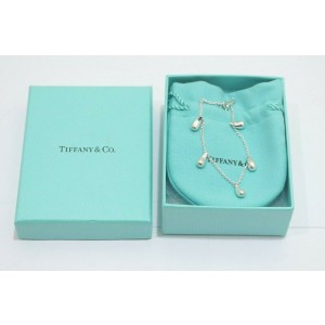 Tiffany & Co 925 Silver Teardrop Dangle Bracelet 