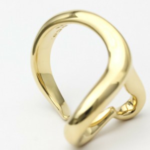 CARTIER 18k Yellow Gold Open Heart Ring LXGoodsLE-123