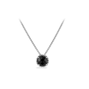 David Yurman Chatelaine Pendant Necklace with Black Onyx