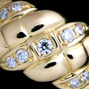 NINA RICCI 18K Yellow gold Diamond Ring
