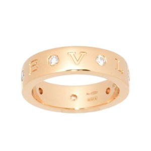 BVLGARI 18k pink gold Diamond Ring