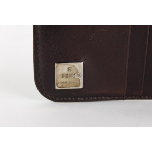 Fendi Monogram FF Zucca Compact Zip Wallet 13FF1214