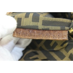 Fendi Large Brown Leather Spy Hobo Bag with Woven Handle 68ff423