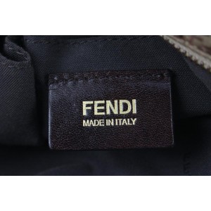 Fendi FF Monogram Zucchino Mamma Forever Baguette Shoulder Bag 1020f45