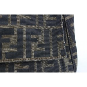 Fendi Brown Monogram FF Zucca Baguette Mamma Shoulder Bag 97ff19