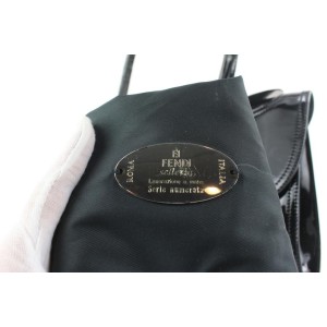 Fendi Black Patent East West Top Handle Bag 41ff115