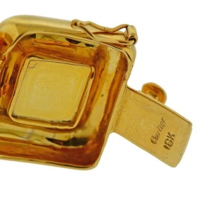 Cartier Vintage Gold Diamond Onyx Bracelet