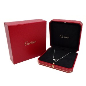 Cartier 18k White Gold Diamond Necklace LXWBJ-236