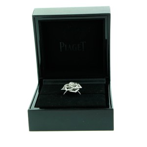 Piaget White Gold Diamond Rose Ring