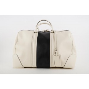 Givenchy White x Black Lucrezia Weekender Duffle Bag 380giv225