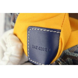 Leather travel bag Goyard Blue in Leather - 34224357