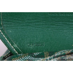 Goyard Green Monogram Mini Tote Bag