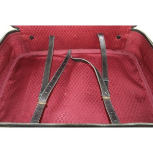 Gucci Large Black Monogram GG Suitcase Luggage 1026g47