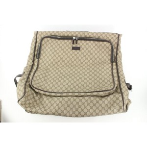 Gucci Brown Supreme GG Garment Bag 122ggs23