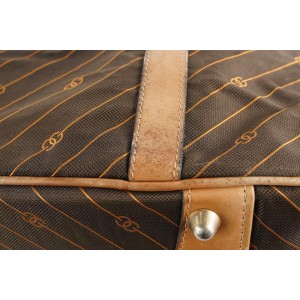 Gucci Monogram GG Stripe Luggage Suitcase 260ggs216