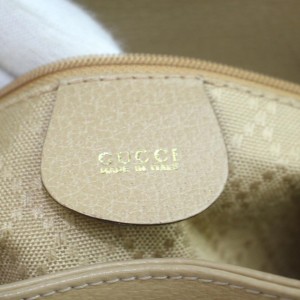 Gucci Beige Leather Bamboo Backpack 863115