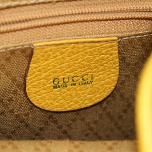 Yellow Suede Bamboo Backpack 867509