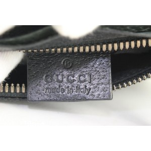 Gucci  Black Monogram GG Belt Bag Fanny Pack Waist Pouch 564ggs311