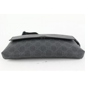 Gucci Black Supreme GG Belt Bag Fanny Pack Waist Pouch 916gk87