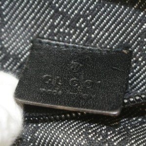 Gucci Charcoal Monogram GG Belt Bag Fanny Pack Waist Pouch 858662