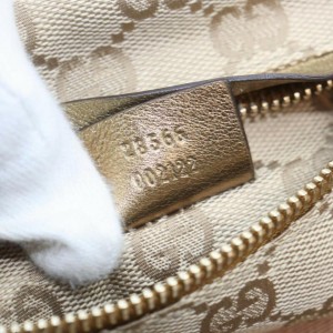 Gucci Gold x Pink Monogram GG Belt Bag Fanny Pack Waist Pouch 862575