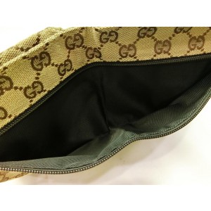 Gucci Brown Monogram GG Belt Bag Fanny Pack Waist Pouch 134gks429