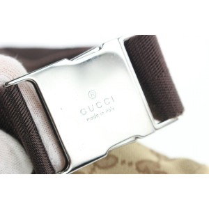 Gucci Brown Monogram Belt bag Waist Pouch Fanny Pack 332ggs223