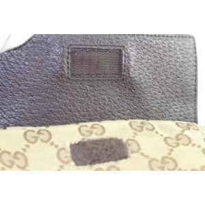 Gucci Web Monogram GG Belt Bag Fanny Pack Waist Pouch 688g0