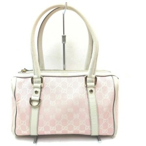 Gucci Pink Monogram GG Abbey Boston Bag 862429