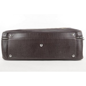 Gucci  Brown Supreme GG Suitcase Luggage 258ggs216