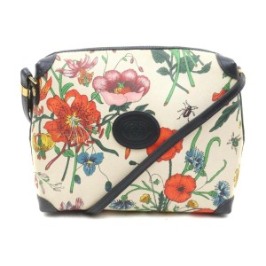Gucci Navy Flora Floral Crossbody Bag 863210