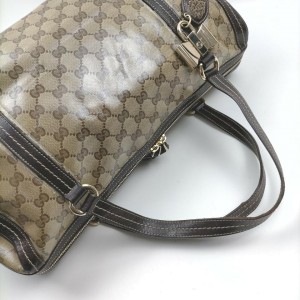 Gucci Crystal Monogram GG Large Duchessa Boston Duffle Bag  862339