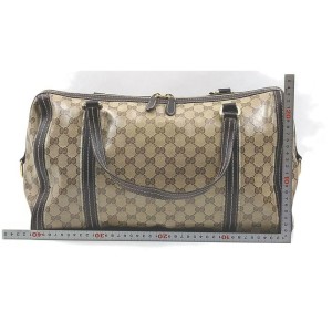 Gucci Crystal Monogram GG Large Duchessa Boston Duffle Bag  862339