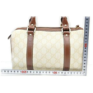 Gucci Ivory Monogram GG Joy Boston Bag  862533